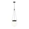 Z-Lite Calhoun Pendant, 1-Light, 13 In.W x 14.75 In.H, Matte black/white opal 7505P13-MB - alternate 8